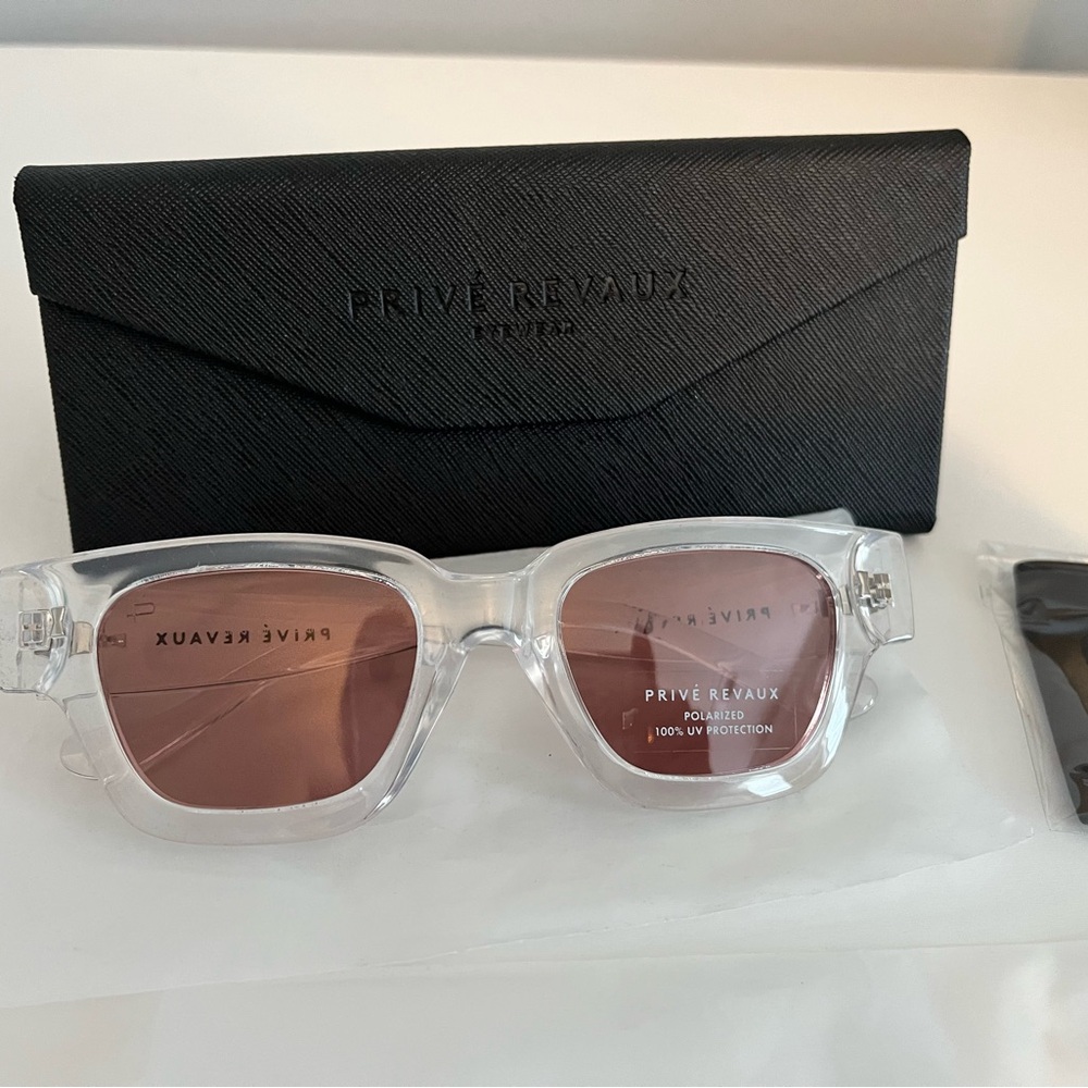 Prive Revaux Women's Clear Sunglasses